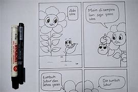 Gambar Komik Simple 2 Kotak